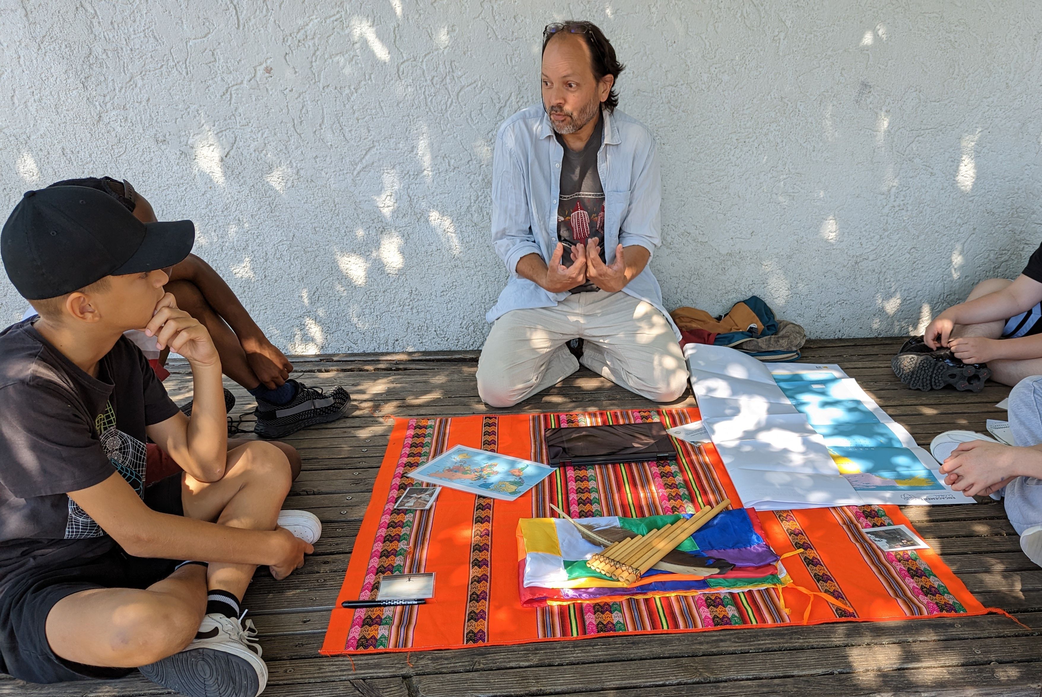 Arbeitsstation Klima-Dialog, Schule im Sand, Bietigheim-Bissingen Klimagerechtigkeit, Klima-Dialog, Globales Lernen, Globaler Süden